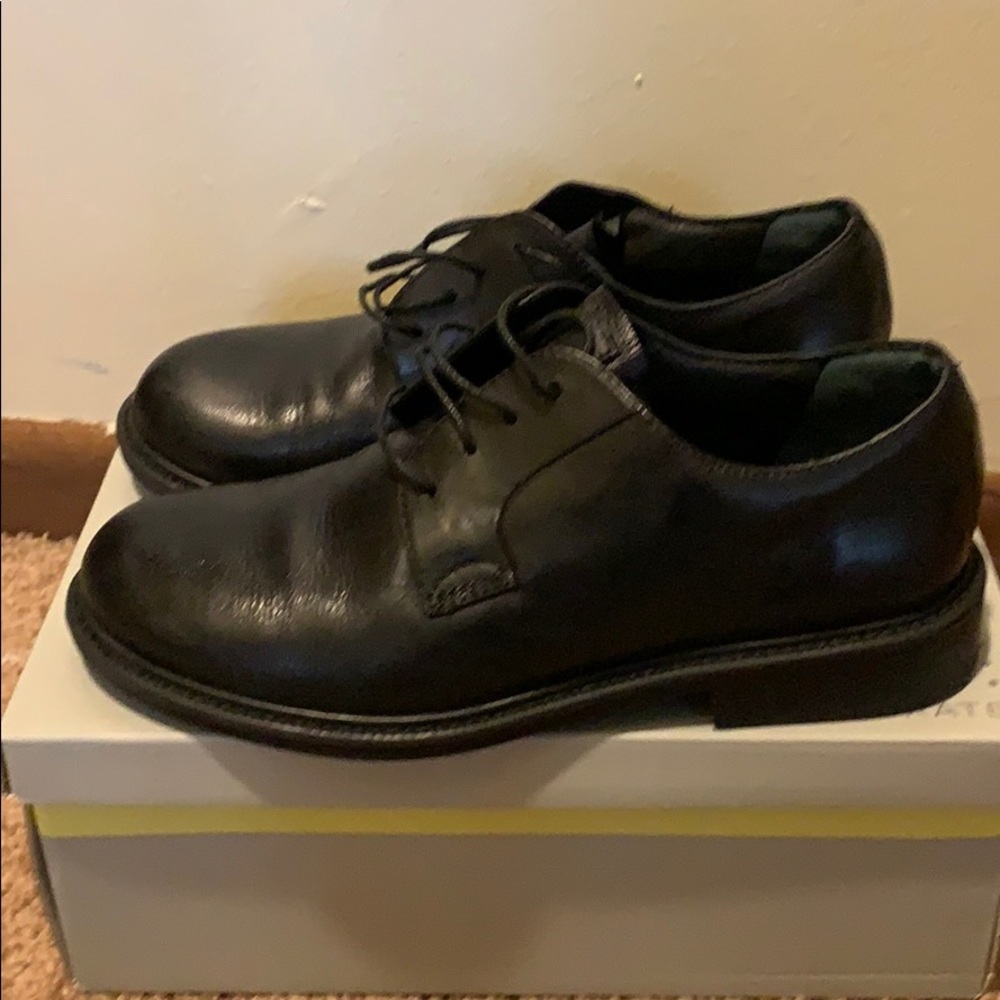 Boys Black Dress Shoes